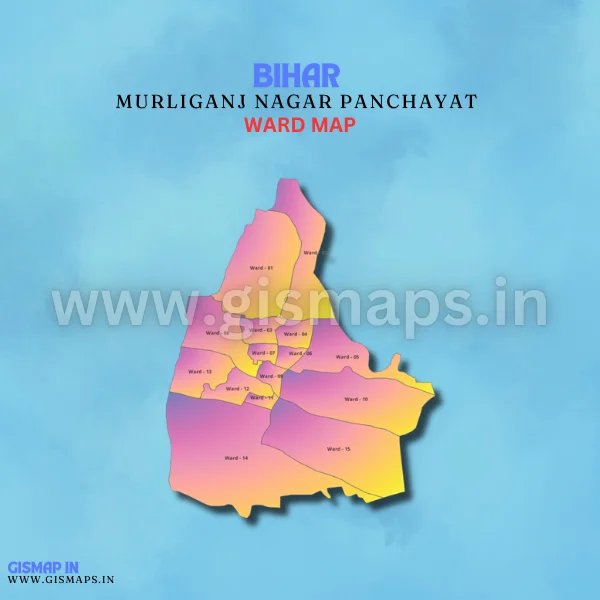 Murliganj Nagar Panchayat Ward Map